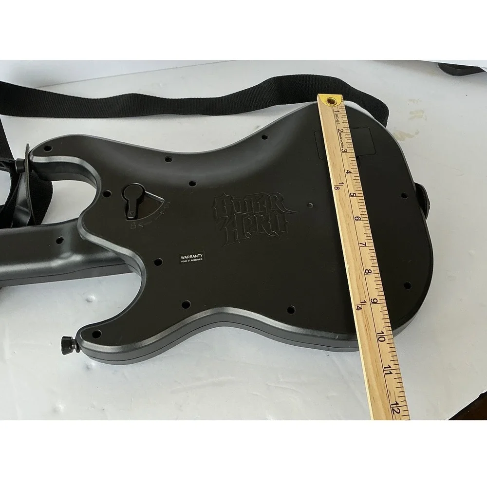 Kramer Guitar Hero Aerosmith As-is Wireless‎ PS2 Black Striker Gaming Guitar